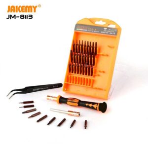 Tool Kit JM-8113 39 in 1 Screwdriver Ratchet Hand-tools Suite Furniture Computer Electrical maintenance Tools In Pakistan