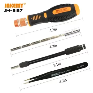 electronics, DIY models, jewelry, eye glasses and other home applications. Non-slip handle with PP & TPR material,