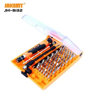 Product details of Multitool Jakemy JM-8132 precision screwdriver set with torx bits for smartphone home repair electric repairing