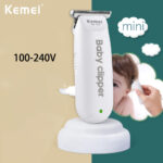 KEMEI 1319 Electric USB Baby Hair Trimmer Mini Portable Hair Clipper Kid Hair Cutting Rechargeable Quiet Infant household Shaver - Image 5