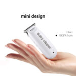 KEMEI 1319 Electric USB Baby Hair Trimmer Mini Portable Hair Clipper Kid Hair Cutting Rechargeable Quiet Infant household Shaver - Image 3
