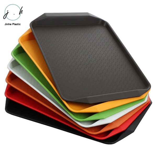 mayo tools provide Best Quality Hotel Restaurant Plastic ABS Non-slip Serving Tray Fast Food Tray
