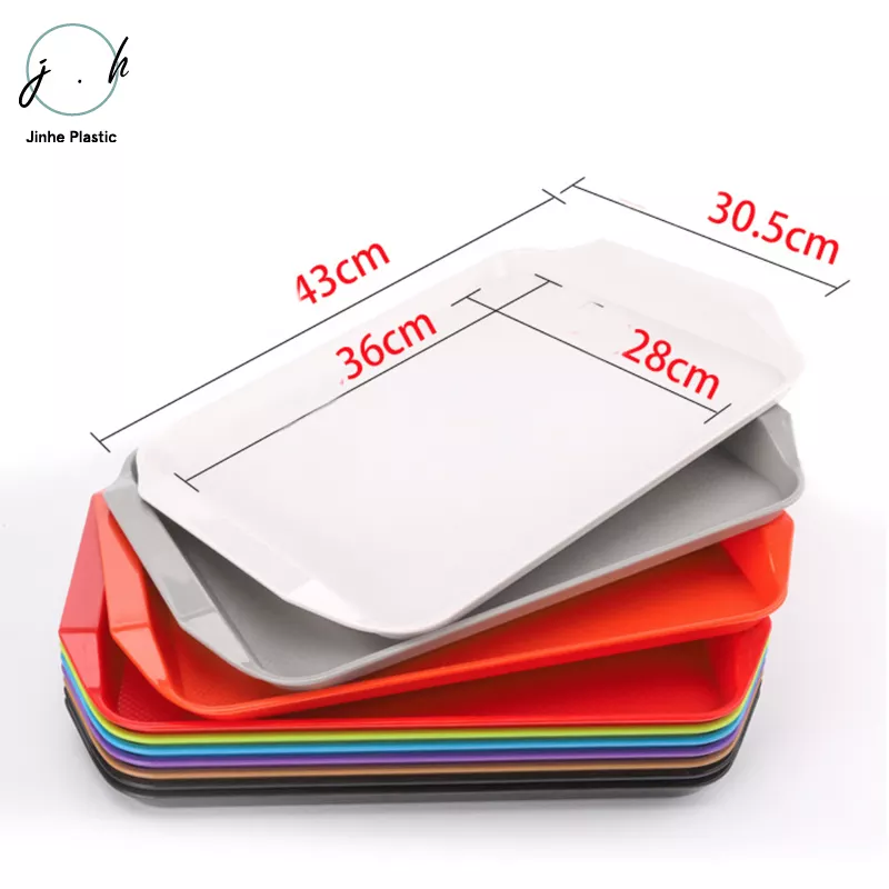 Mayo Tools Plastic ABS Non-slip Serving Tray Fast Food Tray (8)