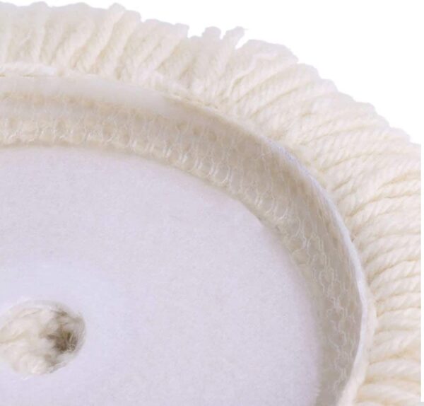 Mayo Tools Wool Polishing Pads which is used to Body Repair Buffing & Polishing Pads for Compound Waxing and Polishing, Types of Painted Metallic Surfaces, Car, Truck, Bike, 100% Wool, in several size