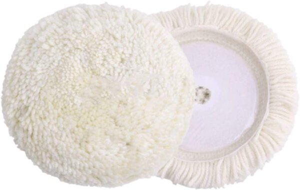 Mayo Tools Wool Polishing Pads which is used to Body Repair Buffing & Polishing Pads for Compound Waxing and Polishing, Types of Painted Metallic Surfaces, Car, Truck, Bike, 100% Wool, in several size