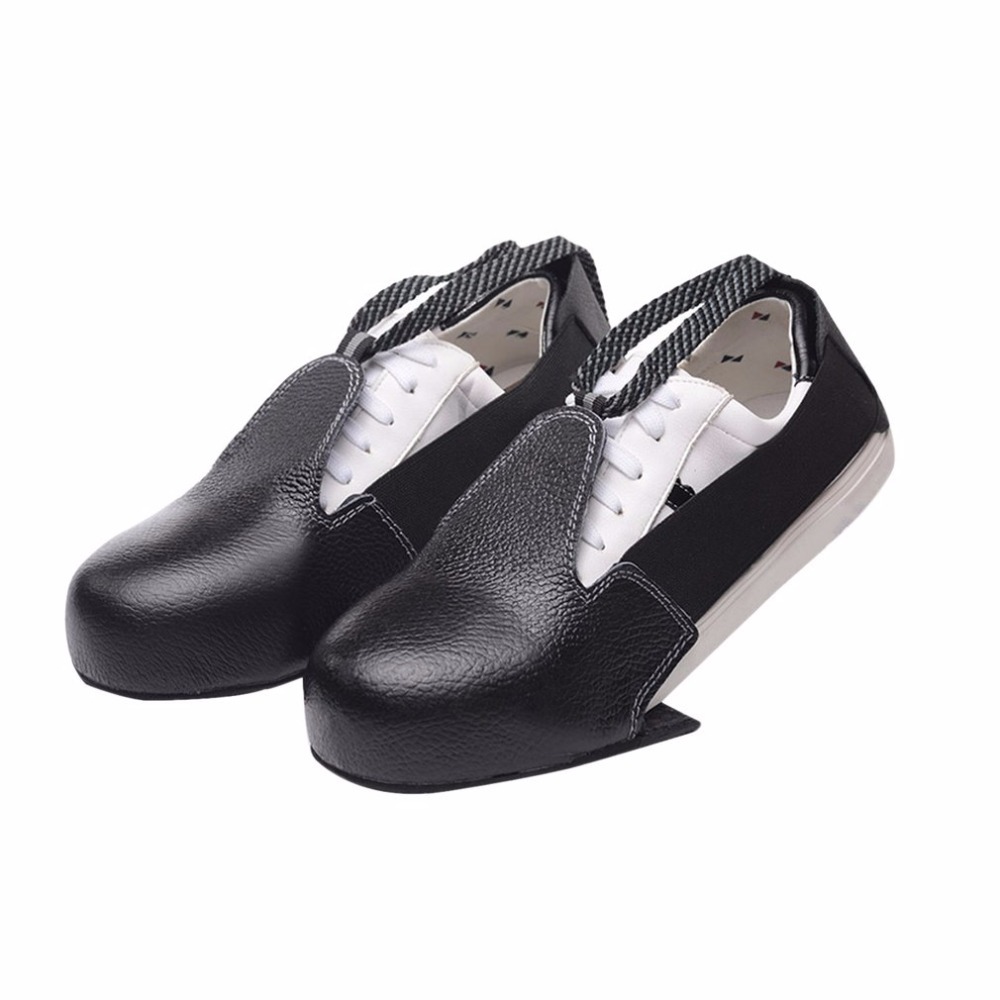 Steel shoe covers are a perfect safety shoe alternative for visitors and employees requiring temporary toe protection from accidental crushing or nicks while providing extra traction.