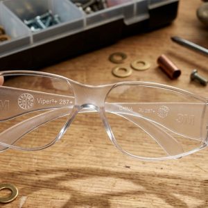 3M VIRTUA Clear Safety Glasses for Men and Women, Scratch Resistant Anti Fog Work Glasses high quality adjust Adjustable Protective Eyewear 3M VIRTUA Clear Frame Clear Hard Coat Lens