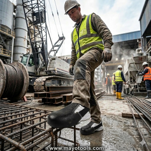safety shoe toe a high-quality steel toe cap to protect toes from heavy falling objects or compression (1)
